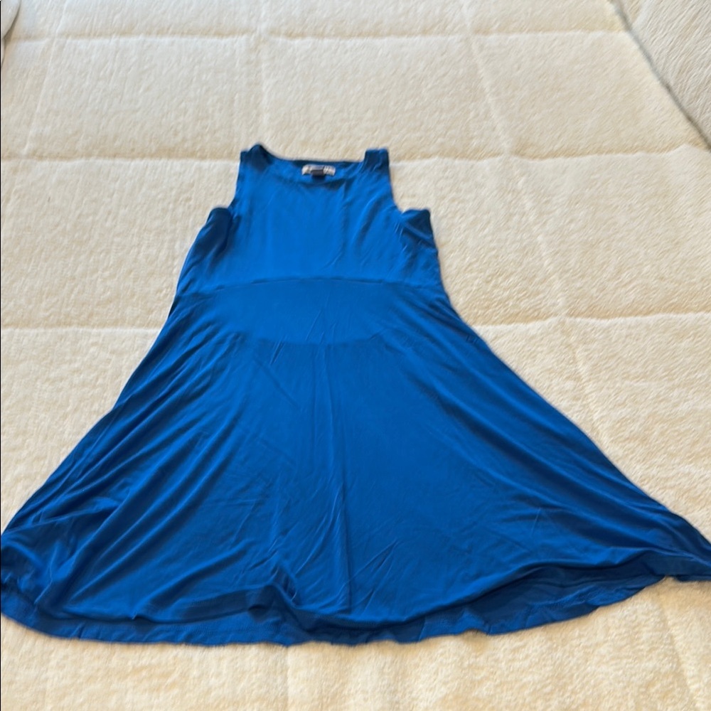 Athleta Blue Sleeveless Dress sz med